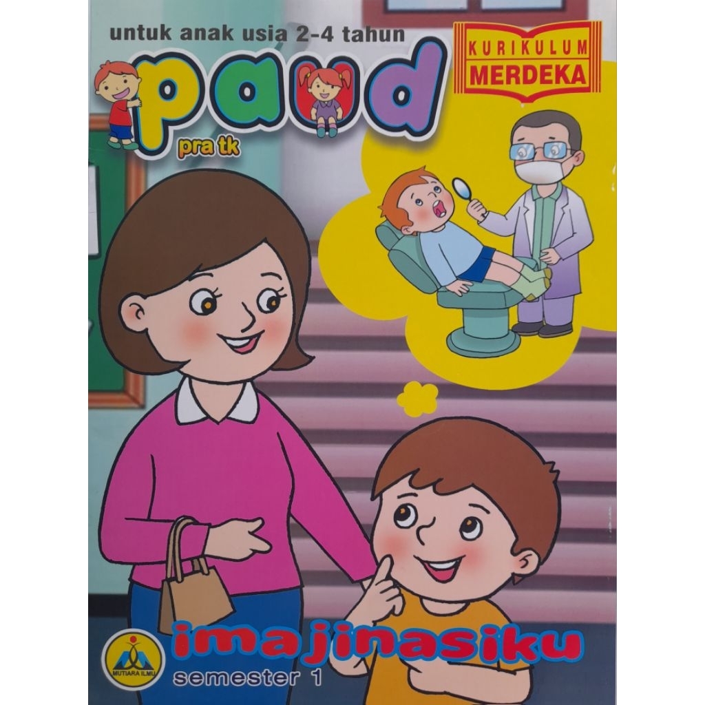 majalah PAUD usia 2-4 tahun semester 1 1paket isi 5