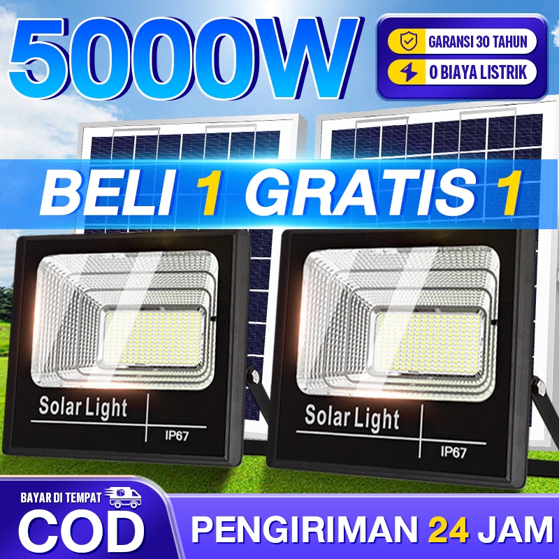 CXinru 【30 tahun garansi】Lampu Tenaga Surya Tenaga Surya Outdoor Surya Outdoor Otomatis Lampu Led Pe