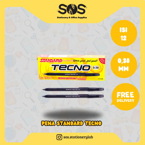 

Pena Standard Tecno Hitam