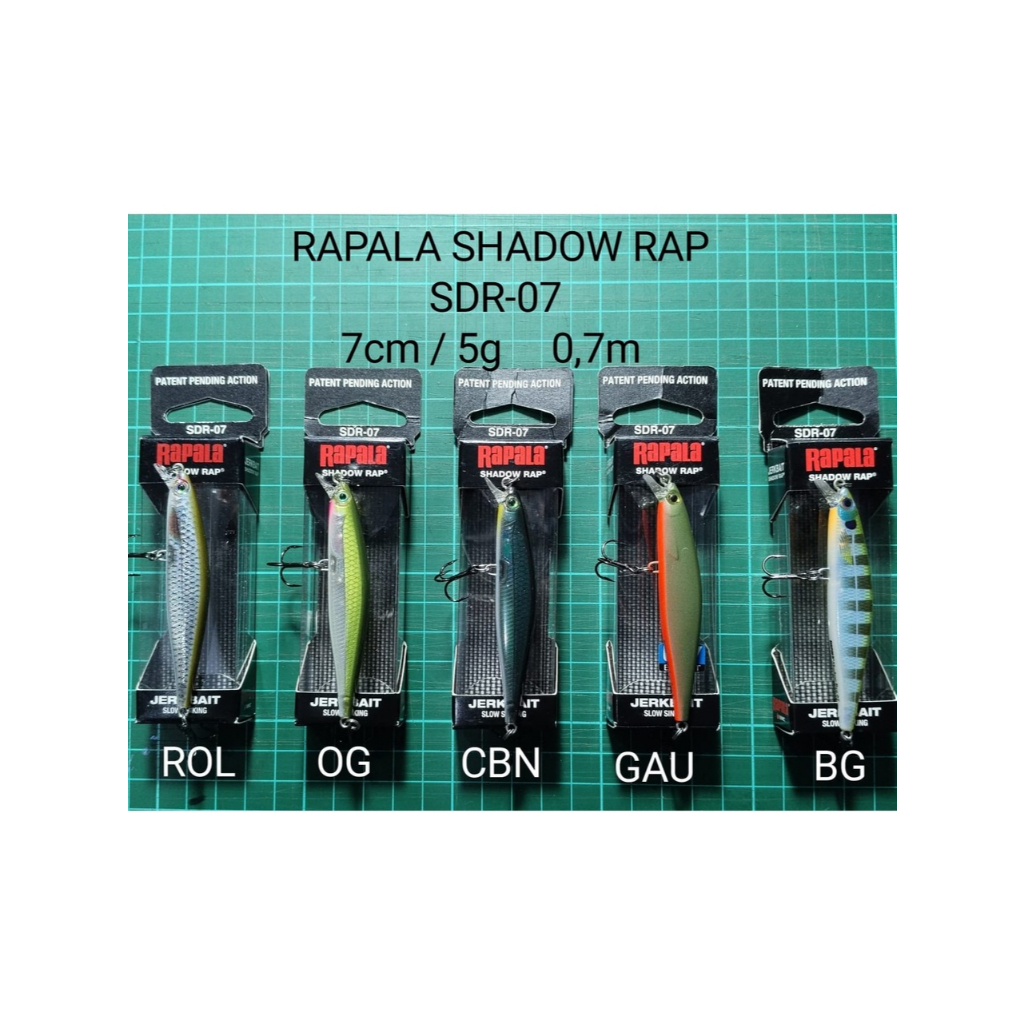 RAPALA SHADOW RAP ( JERKBAIT) / SDR-07