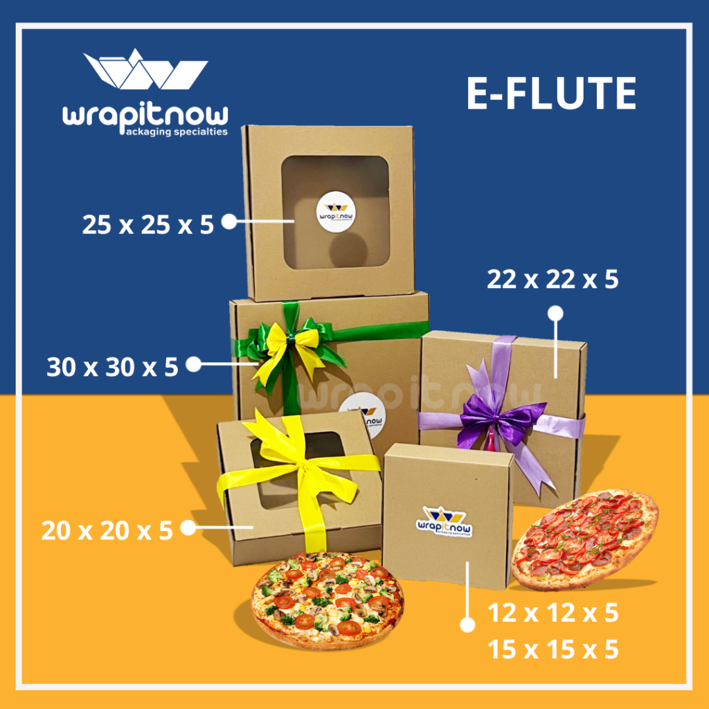 

Eflute 15x15x5 20x20x5 22x22x5 25x25x5 30x30x5 Box Pizza Brownies Pabrik Dus Hampers Packing Olshop