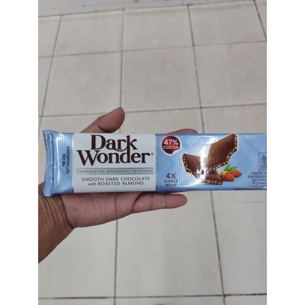 

dark wonder chocolate bar 56 gr