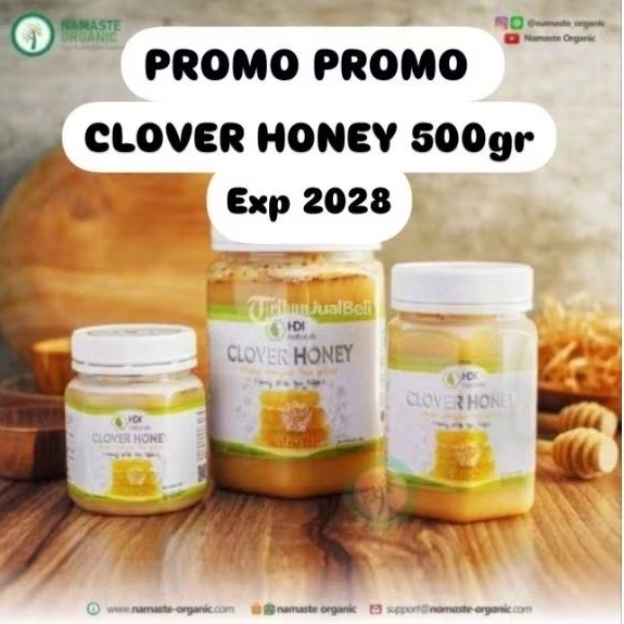 

PROMO CLOVER HONEY 500GR EXP 2028 ORI HDI