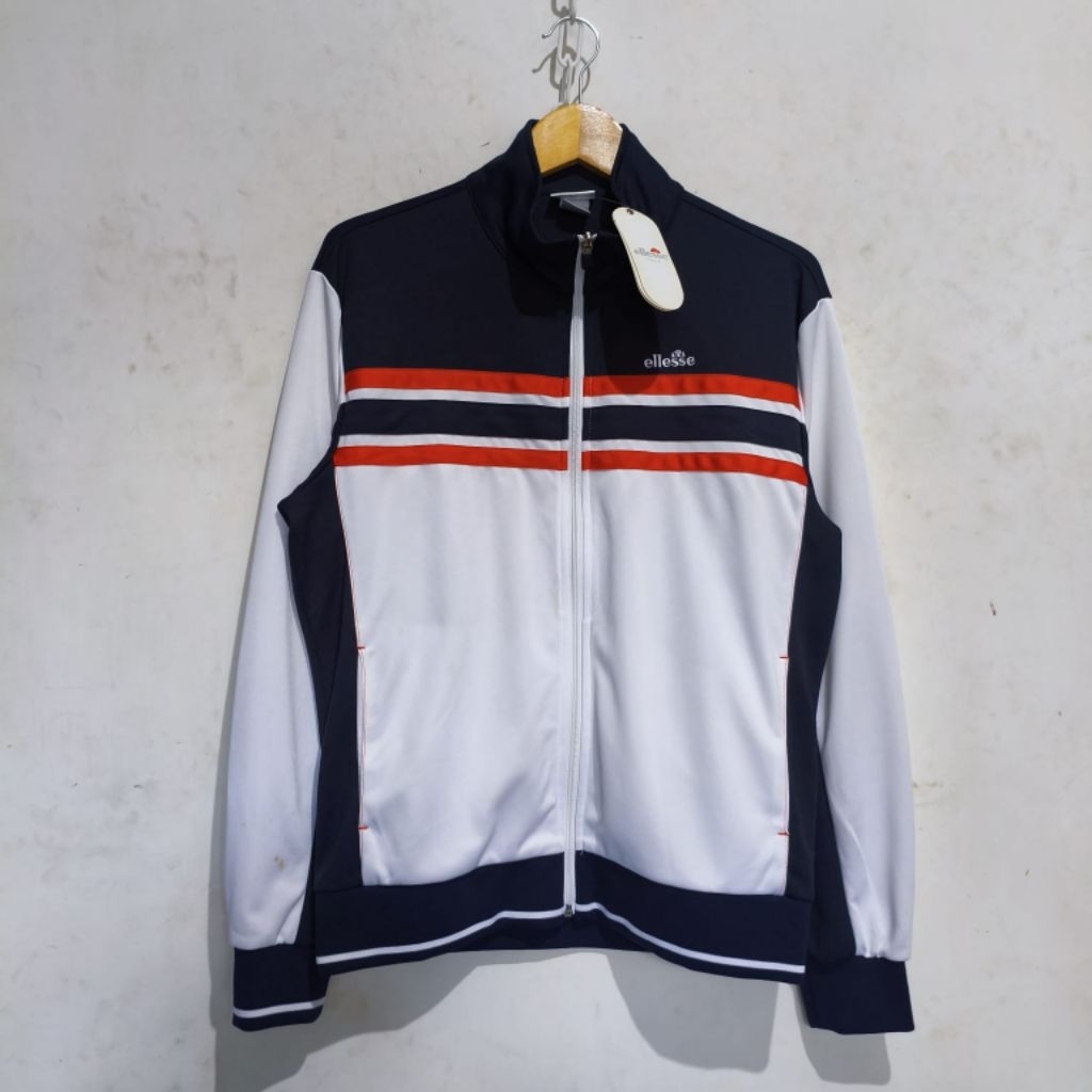 Tracktop e11esse bnwt warna navy putih orange