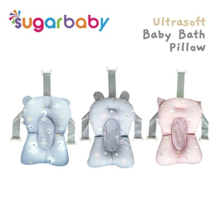 Sugar Baby Bath Net / Jaring Alas Bak Mandi Bayi / Pillow Alas Duduk Bak Mandi Bayi