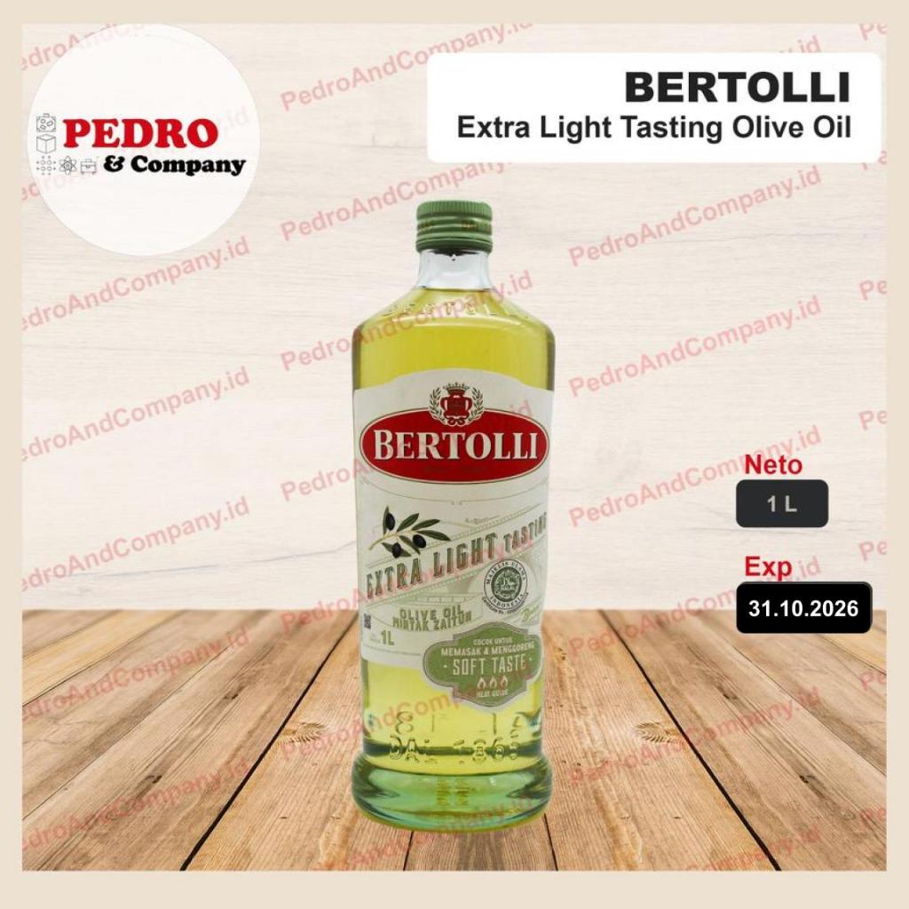 

Bertolli Extra light olive oil 1 Liter - minyak zaitun 1L