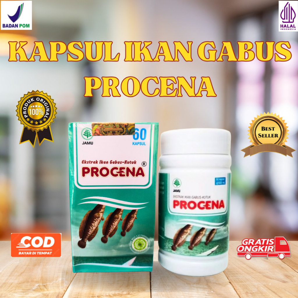 Kapsul Procena Original Ekstrak Ikan Kutuk Gabus Obat Herbal Luka Pasca Operasi Secara Alami