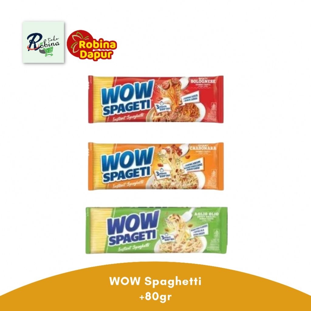 

Wow Spageti Creamy Carbonara Bolognese Aglio Olio