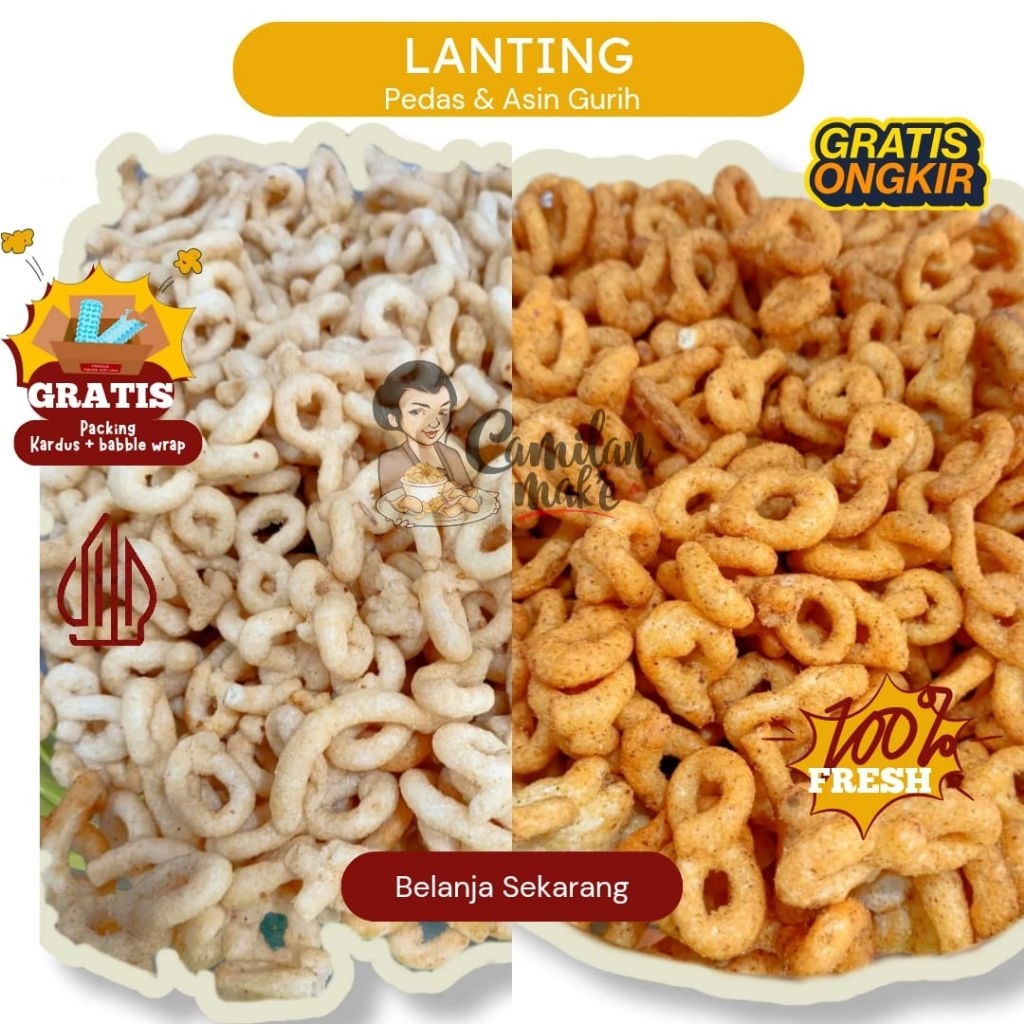 

LANTING GURIH & PEDAS | CAMILAN MAK'E | CEMILAN JADUL | JAJANAN | SNACK KILOAN