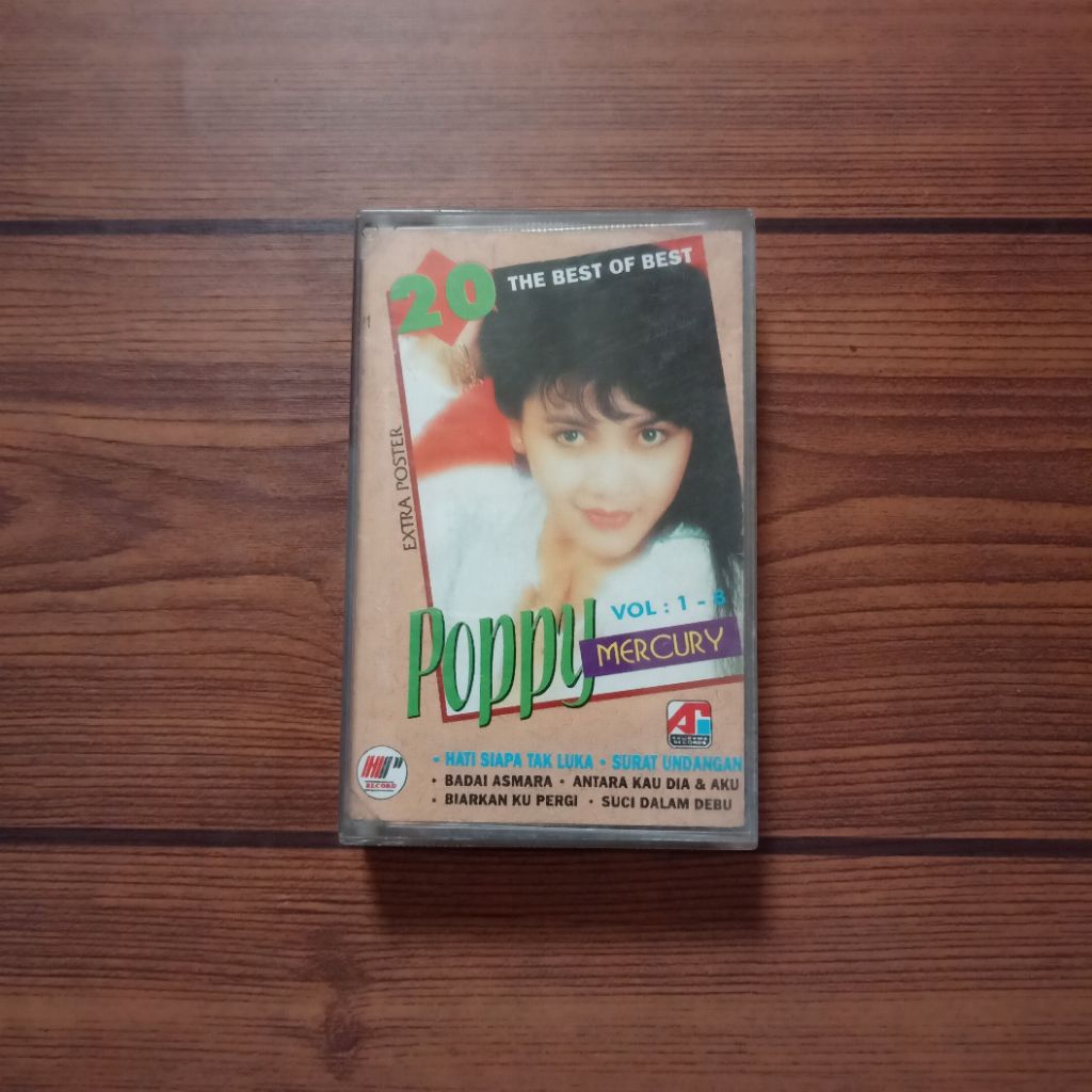 Kaset POPPY MERCURY 20 The best of best vol.1
