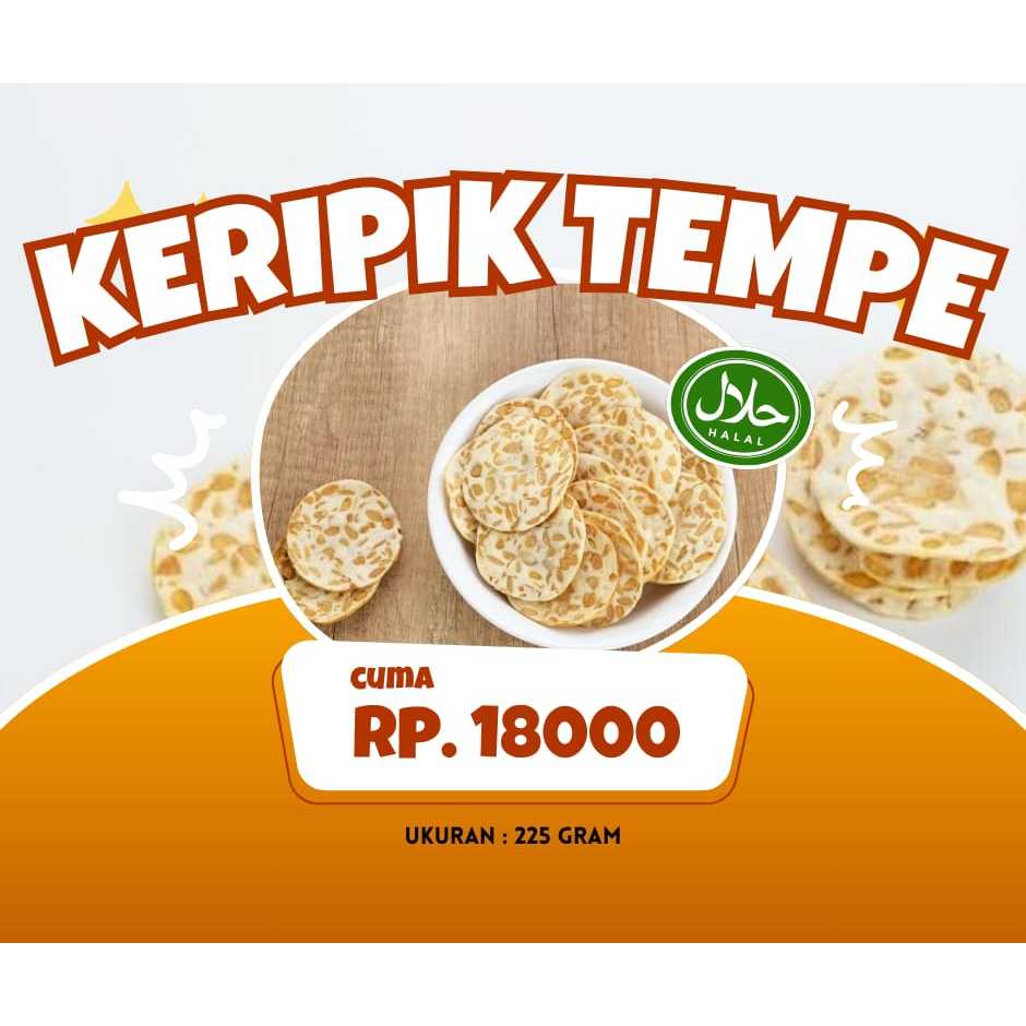 

Tempe Sagu Chips Original 225gram