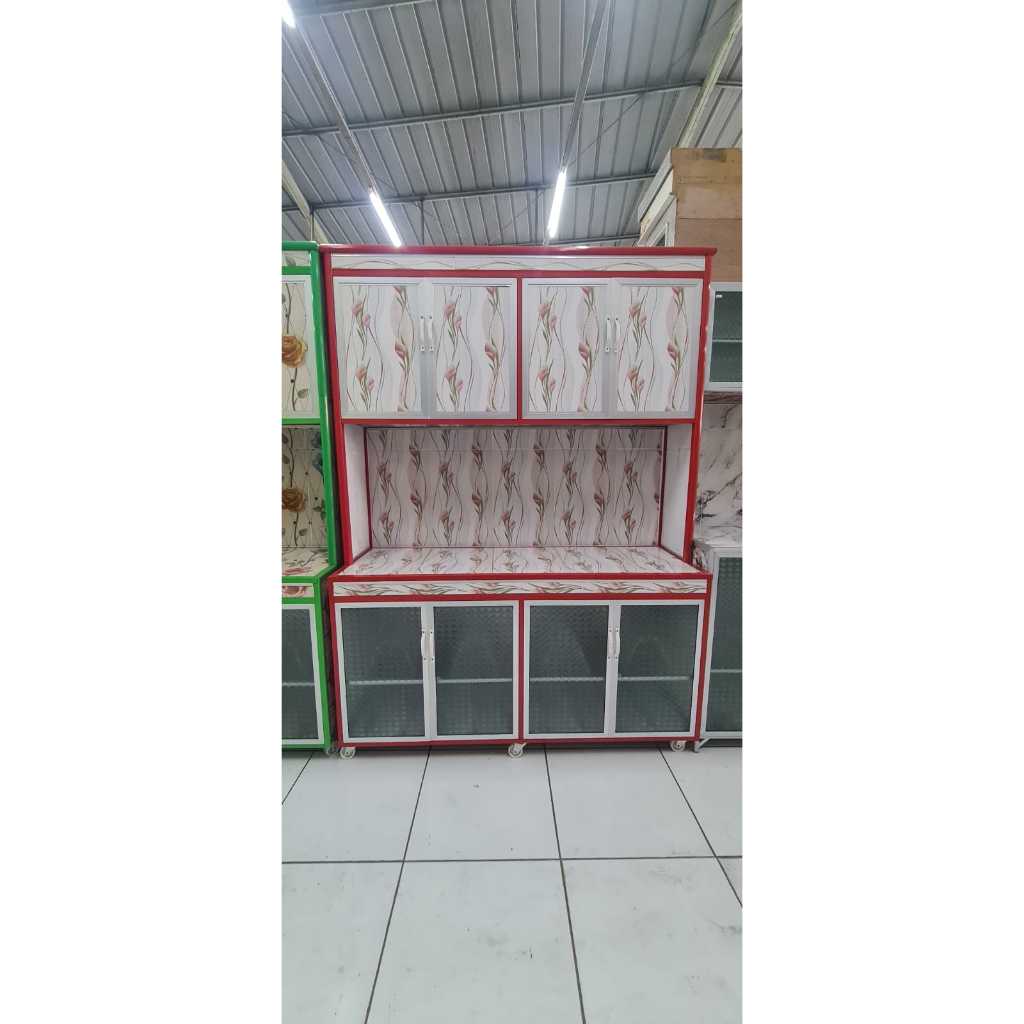 Lemari Rak Sayur Argentina 4 Pintu/Rak Piring/Rak Dapur/Lemari Dapur Keramik