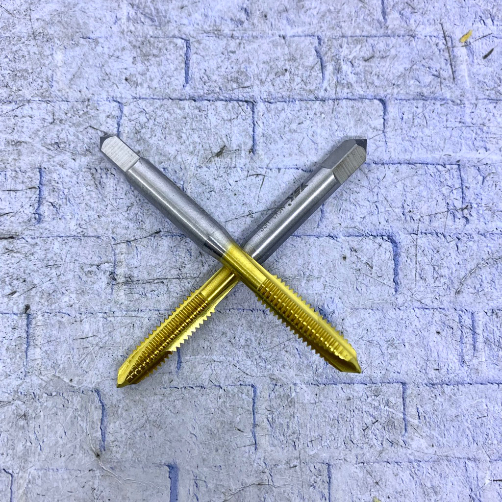 Tap M6 x 1 Lurus HSS Tin Coating baru..Tap M6x1 PO