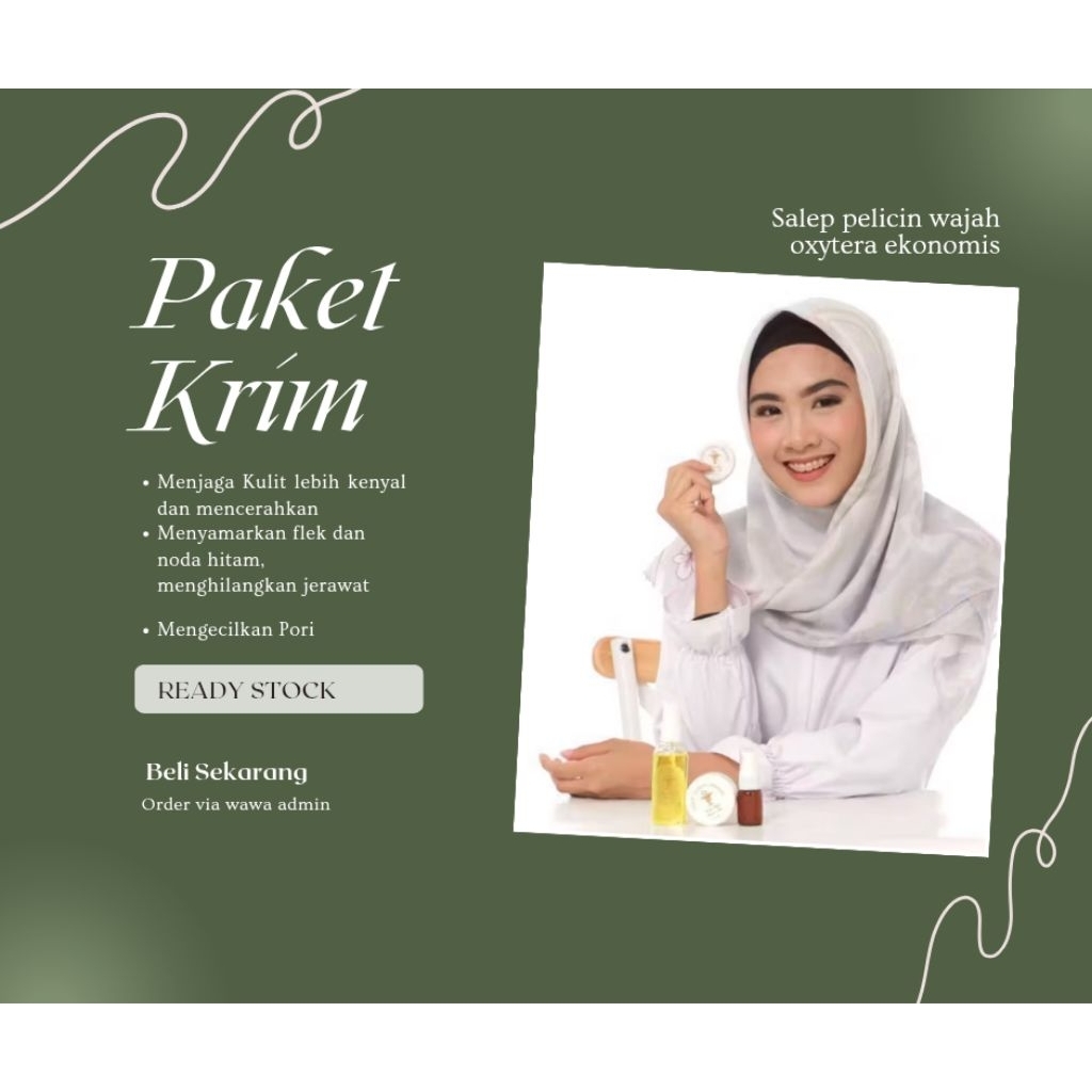 READY PAKET CREAM TERLARIS DI SHOPEE SALEP PELICIN WAJAH EKONOMIS KRIM MUKA KRIM WAJAH