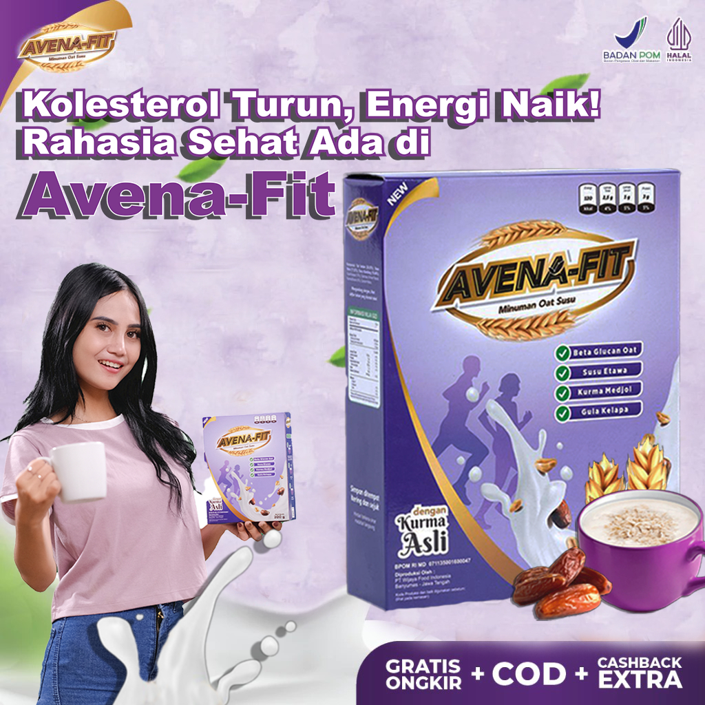 

Avenafit Sereal Oat Susu Sehat | Bantu Atasi Kolesterol & Jantung | Rendah Gula & Kalori