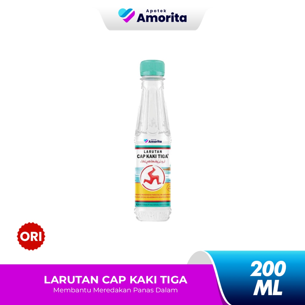 

Larutan Cap Kaki Tiga Botol 200 ml