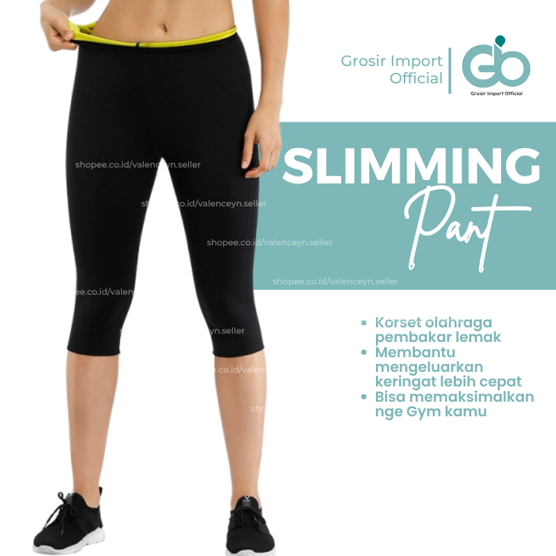 Celana Olahraga Pembakar Lemak Wanita Korset Corset Kroset Pelangsing Pengecil Perut Buncit Aerobik 