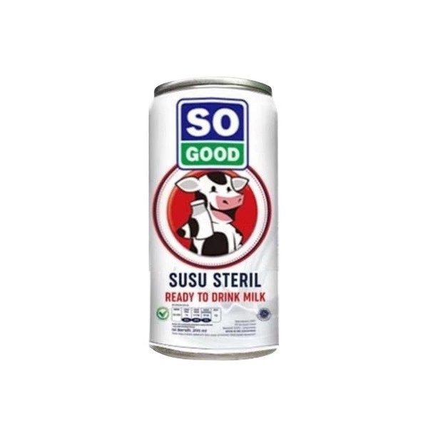 

So Good Susu Steril Ready to Drink Milk Can 189ml