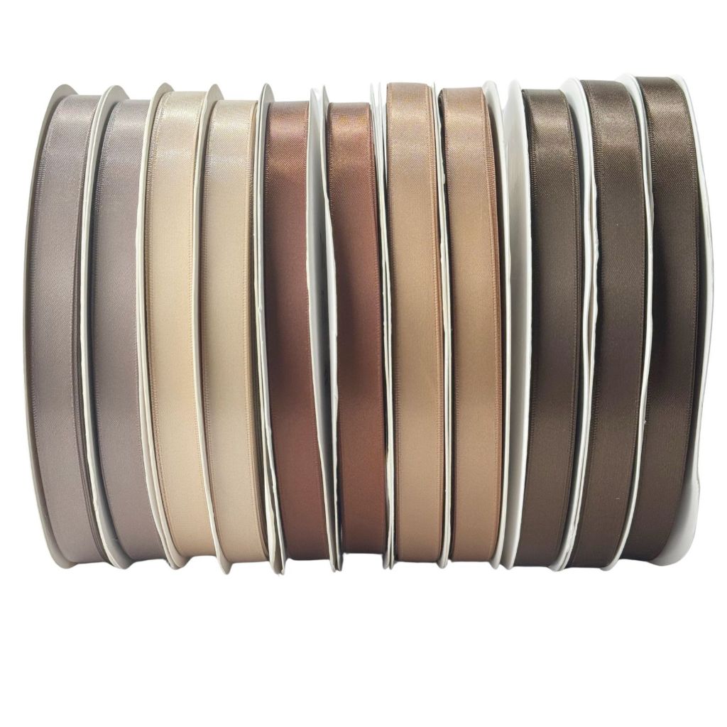 

1 ROLL (91METER) - SIZE 1 CM PITA DOUBLE SATIN PREMIUM 3/8 INCH