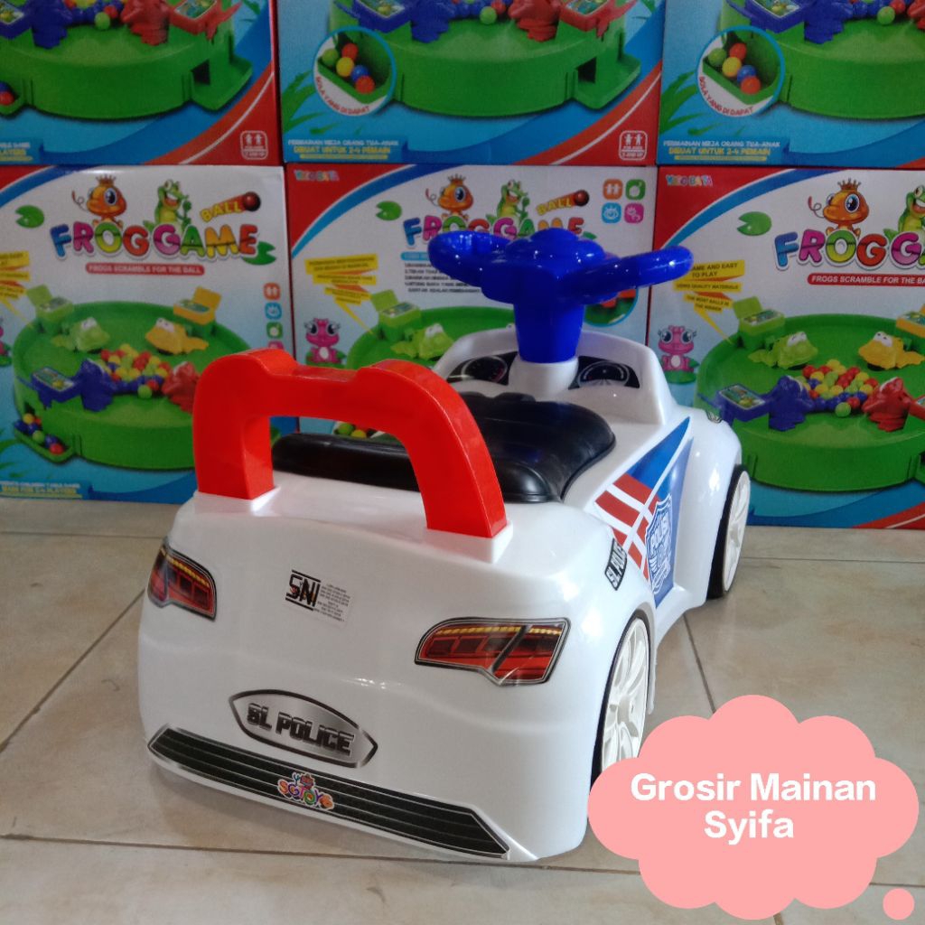 Mainan Mobil Polisi Anak / Mobil Duduk Anak