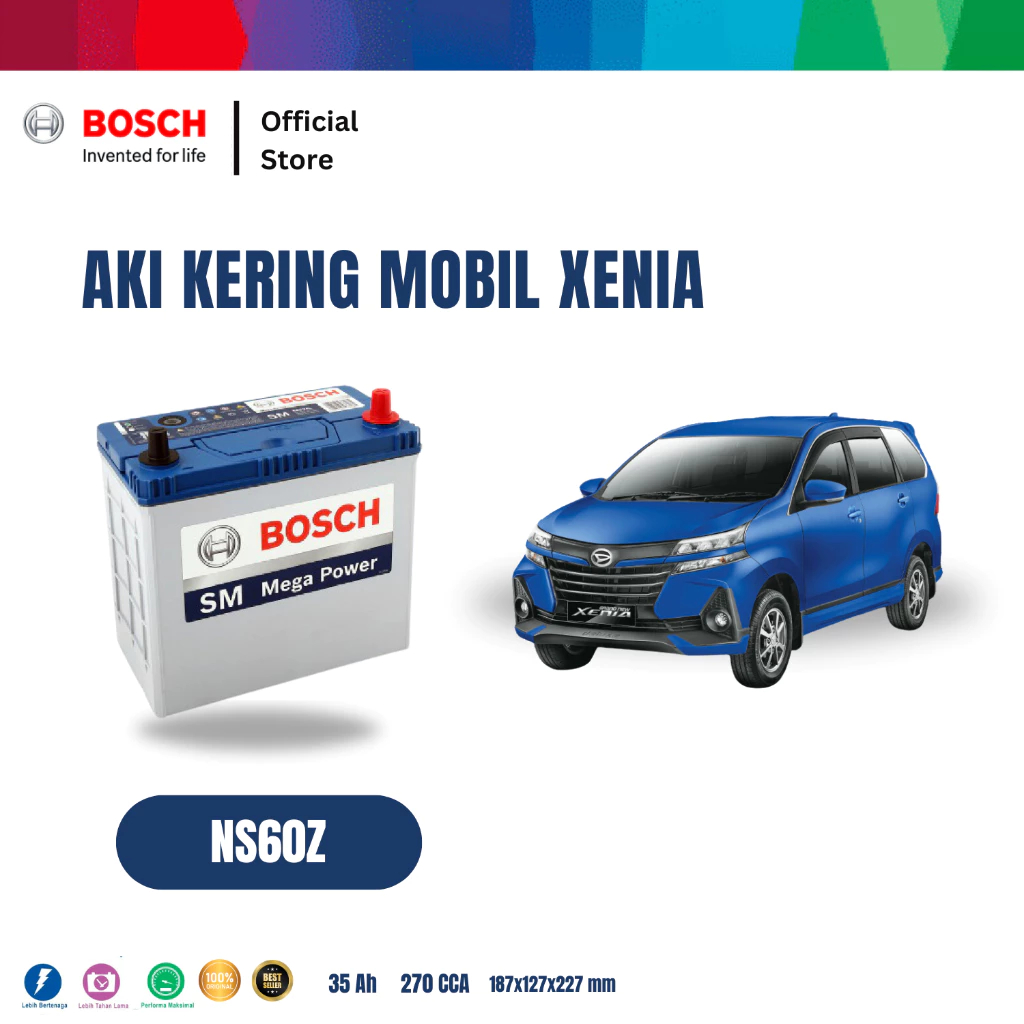 AKI BATERAI BOSCH KERING NS60/NS60L/NS60S/NS60LS
