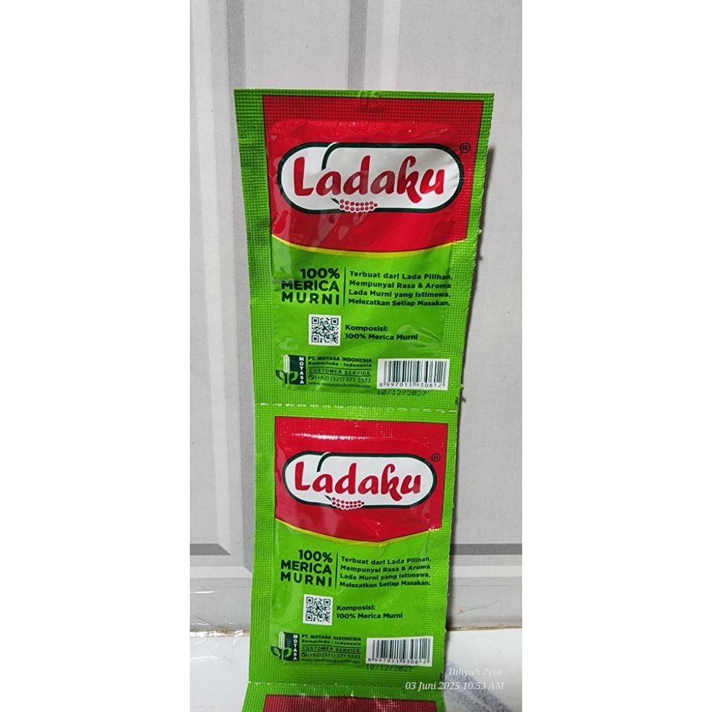 

LADAKU MERICA BUBUK 12 SACHET / LADAKU