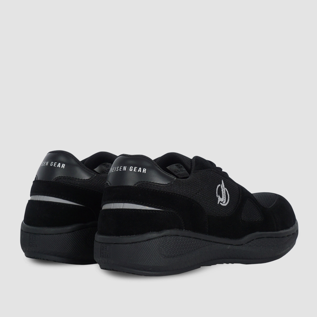 New // Reisen Gear - Makaw Sepatu Safety Sneaker Fullblack Sepatu Safety Model Kasual Sepatu Sport