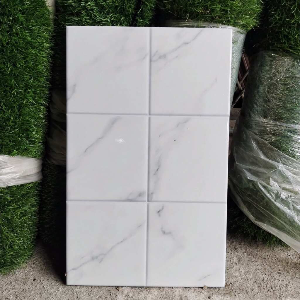 keramik dinding 25x40 motif bata carara (glossy/ keramik dinding/ keramik kamar mandi/ keramik dapur