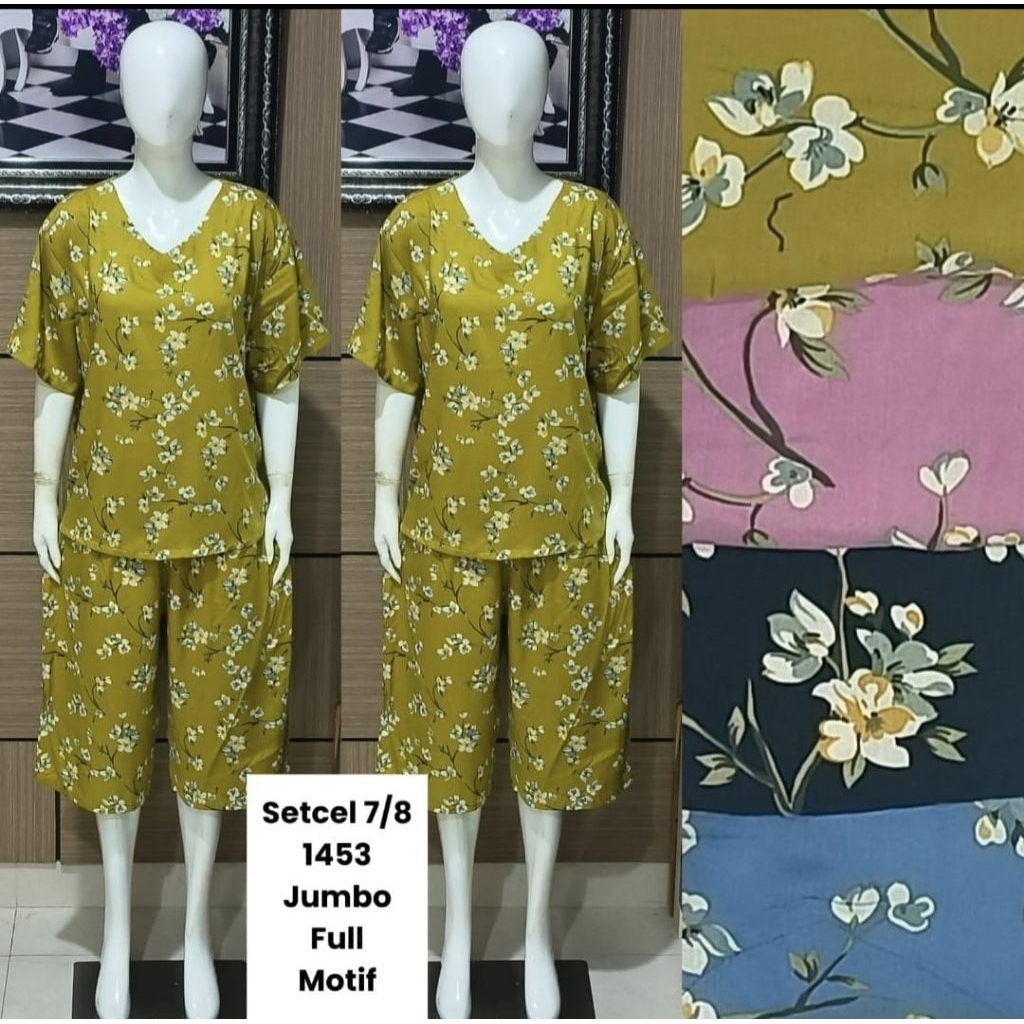 Setelan Celana 7/8 Fashione Wanita