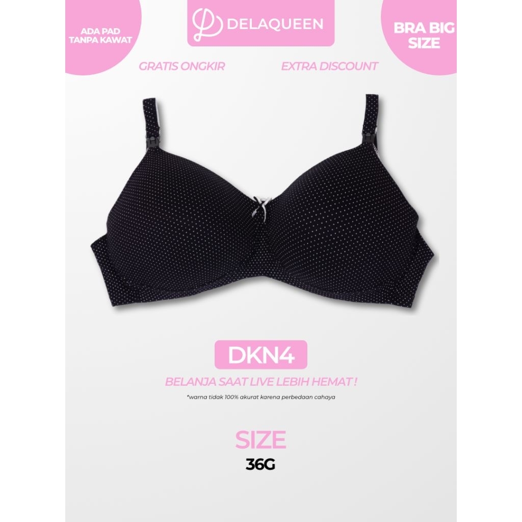 Delaqueen | Bra Big Size Bra Jumbo Bh Big Size 36G DKN4