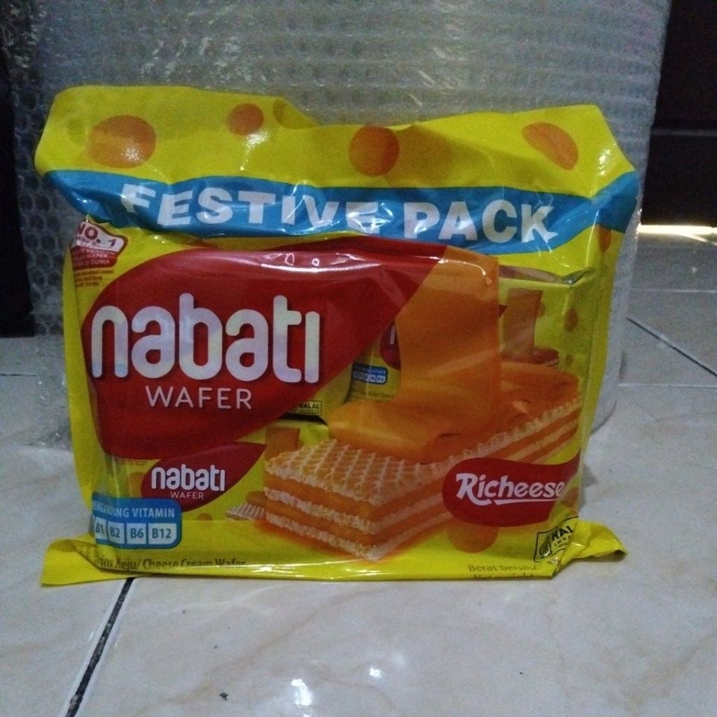 

Nabati wafer 1pack 240 gr @20gr isi 12pcs