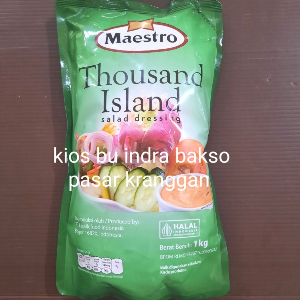 

maestro thousand island 1 kg salad dressing