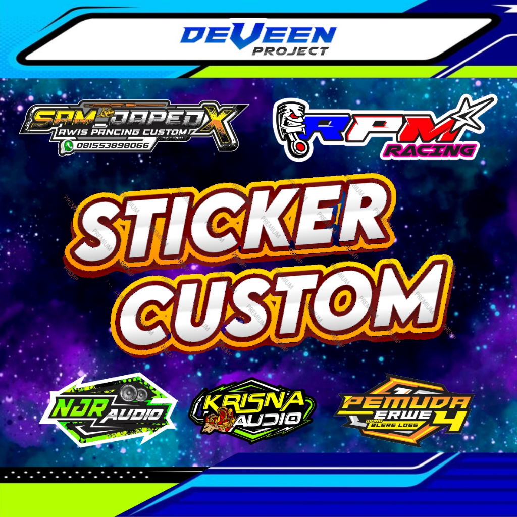 

Stiker Custom | Sticker Cutting Ukuran A4 dan A3 | FREE DESIGN
