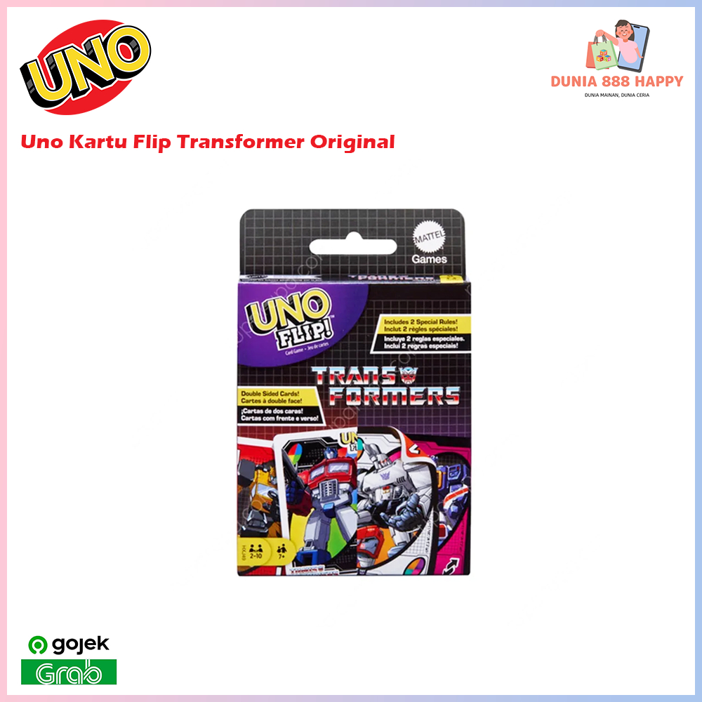 Uno Kartu Flip Transformer Original