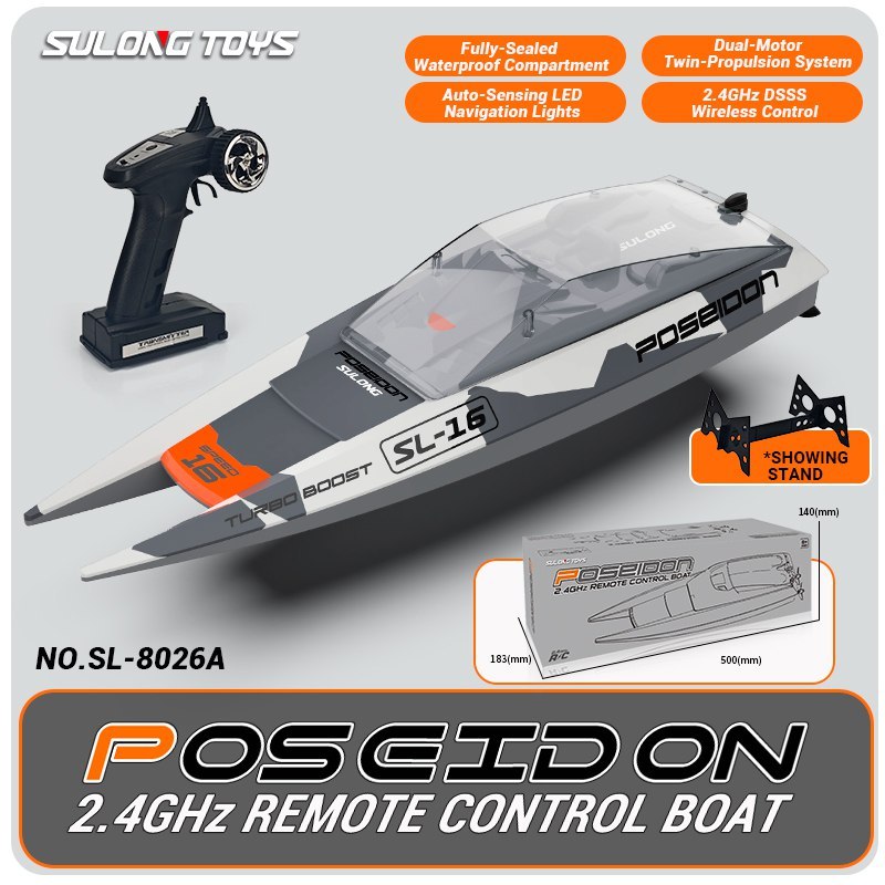 DISKON [CAPT] MAINAN HOBI AKSESORIS REMOTE CONTROL KAPAL ELEKTRIK - RC BOAT & BOAT 3 IN 1