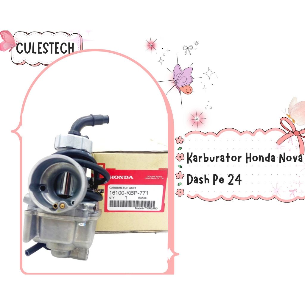 Karburator Karbu Honda Nova Dash Pe 24 Pe24 PE24 PE 24 Genuine Part Original