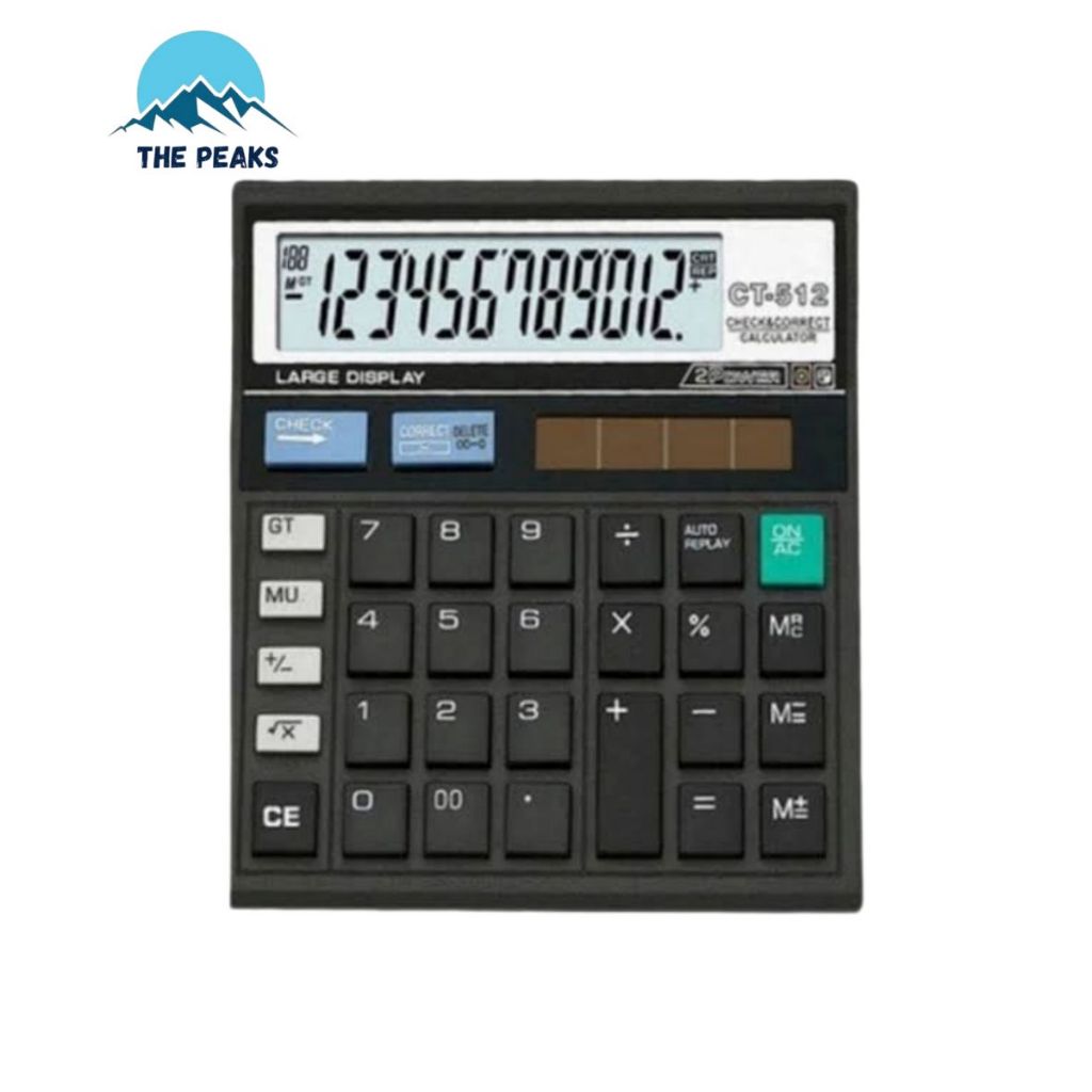 

(The Peaks) KALKULATOR 12 DIGIT ANGKA CITIZEN SDC 812 - CALCULATOR DIGITAL