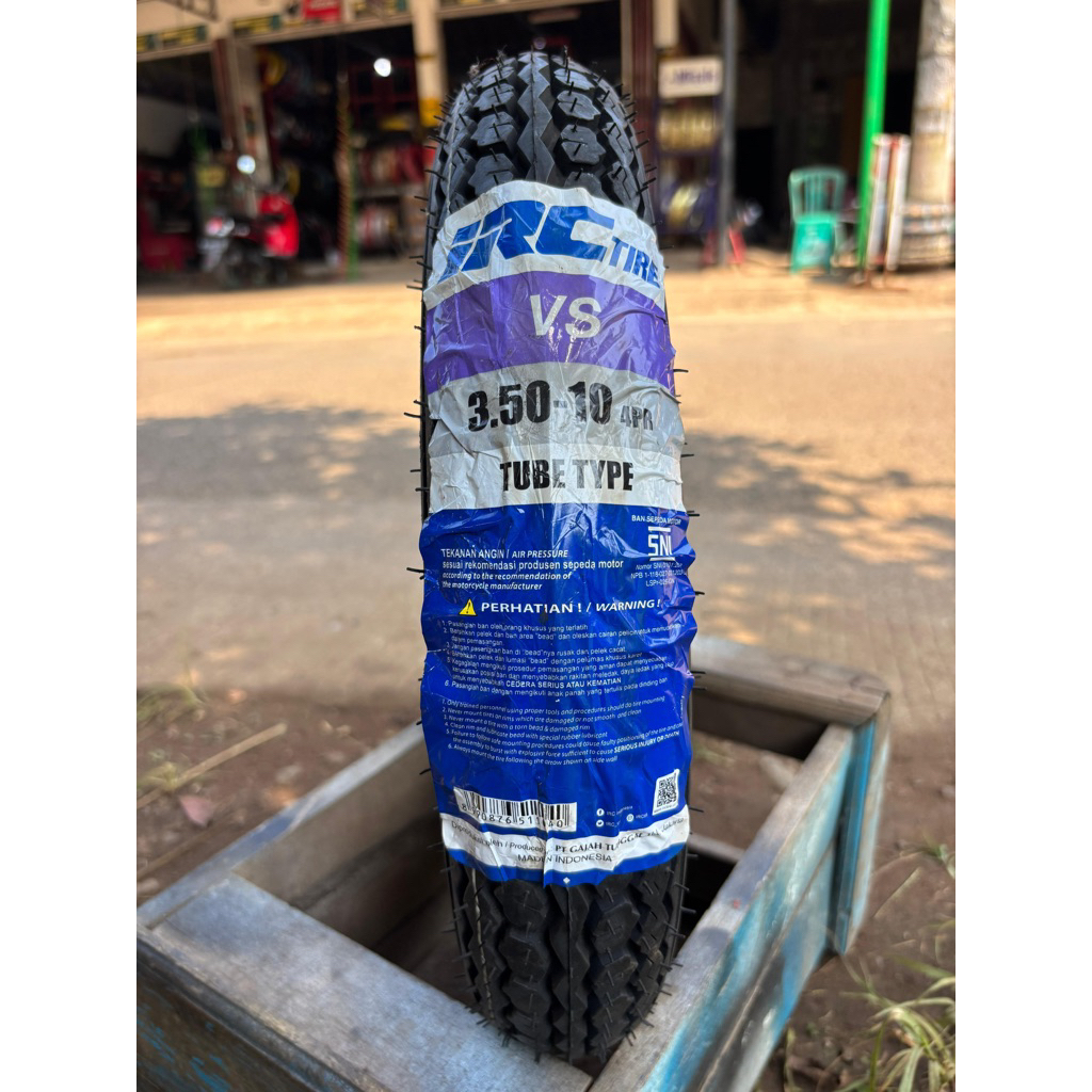 Ban Vespa Klasik 350-10 IRC VS Ring 10 tubytipe