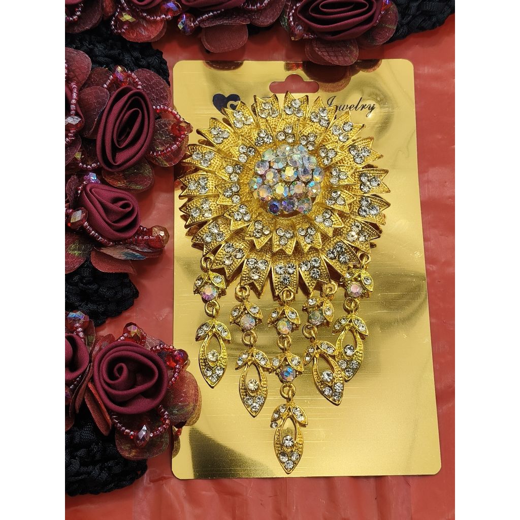 Bros kebaya pengantin ukuran jumbo/ Bros kebaya bunga