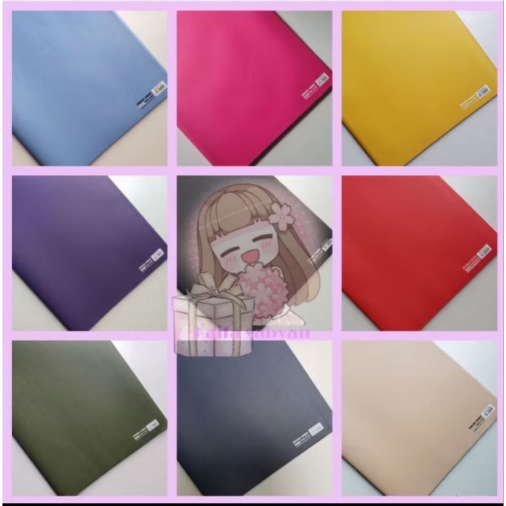 

KERTAS KADO SANSAN WAWA WARNA POLOS MERAH KUNING BIRU