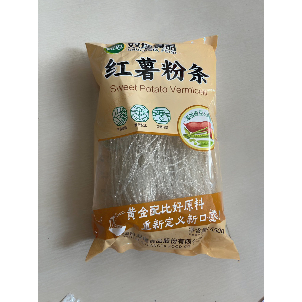 

shuang Ta vermicelli noodless 红薯粉条 450g potato red vermicelli