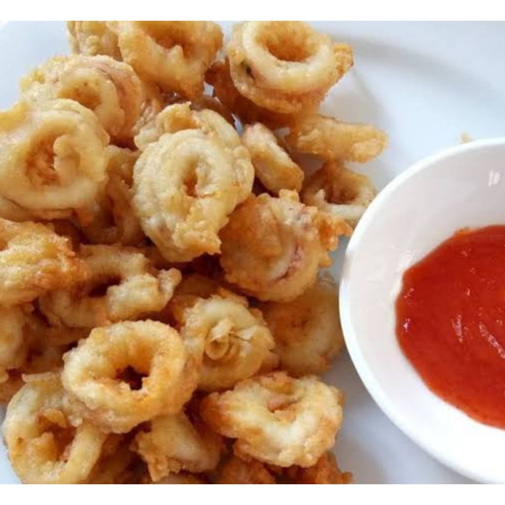 

Cumi Goreng.Sangat lezat di temani nasi dan sambal.50gram