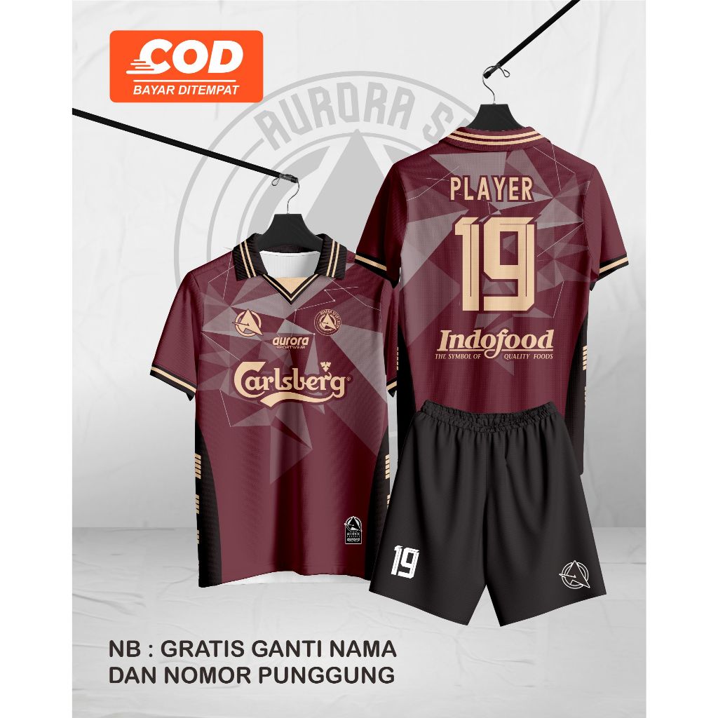 Jersey Futsal Printing Kerah | Jersey Bola Printing Kerah | Jersey Setelan Kerah Printing