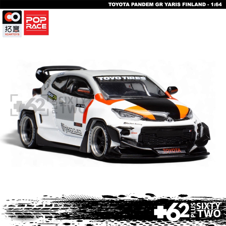 Pop Race XCartoys Toyota Yaris GR 1:64 JDM Diecast Miniscale Mobil Miniatur