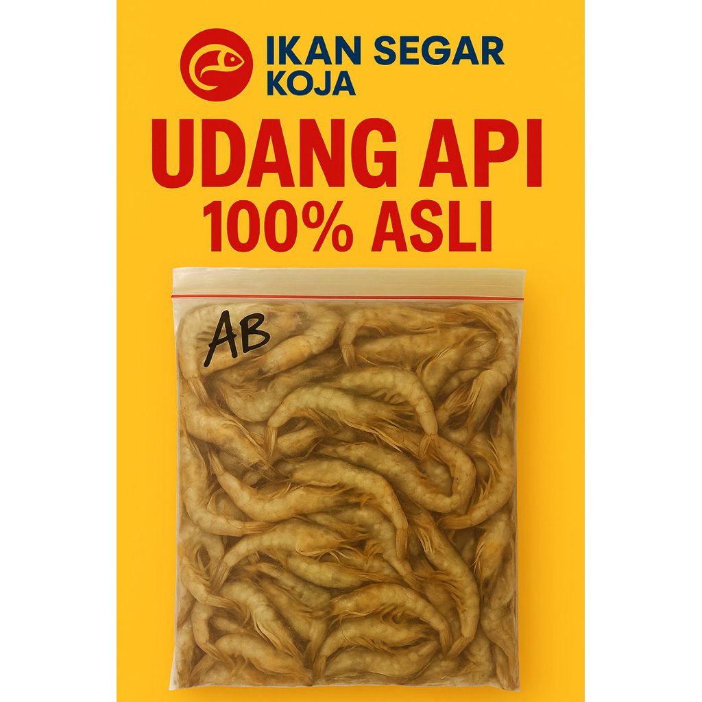 

udang api beku 100% asli dan segar
