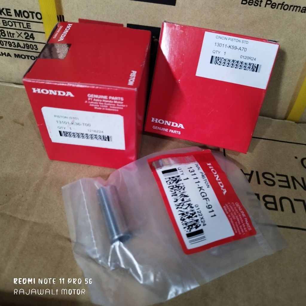 Piston + Ring + pen piston Vario 150 std AHM original