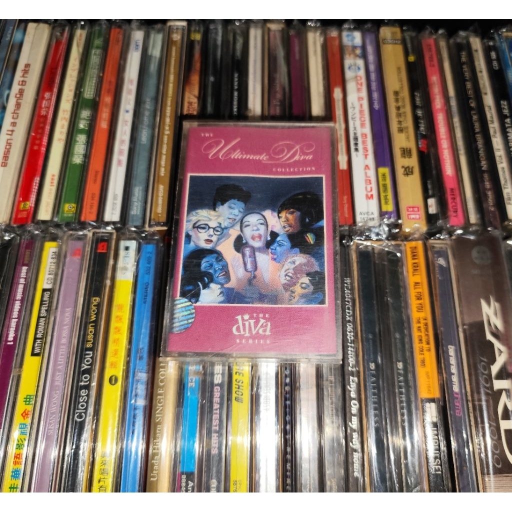 Kaset The Ultimate Diva Collection - Ella Fitzgerald, Sarah Vaughan, Dinah Washington, Billie Holida