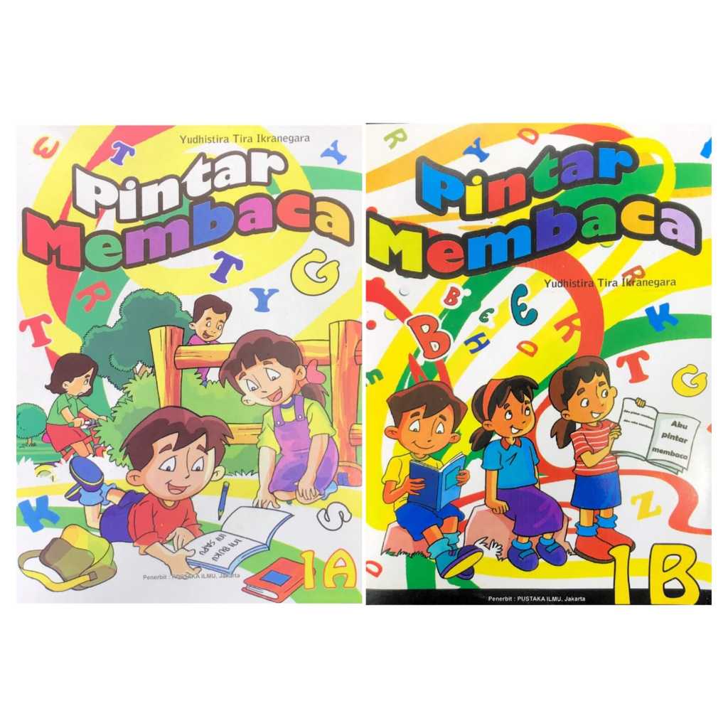 Buku Belajar Anak Murah - Pintar Membaca Jilid 1a 1b Baca / Buku Pintar Membaca Anak TK