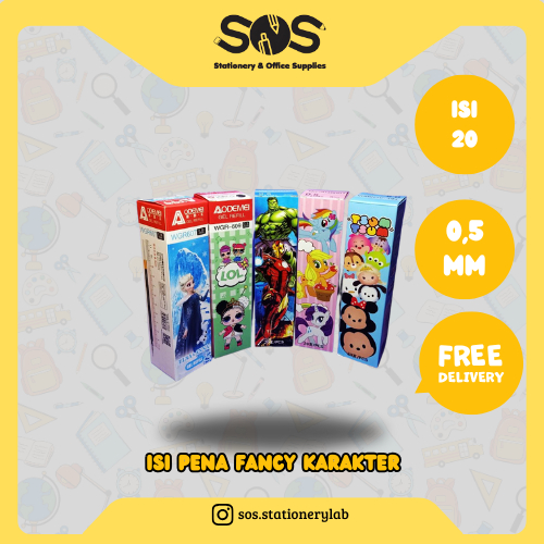 

Isi Pena Karakter Isi 20 pcs