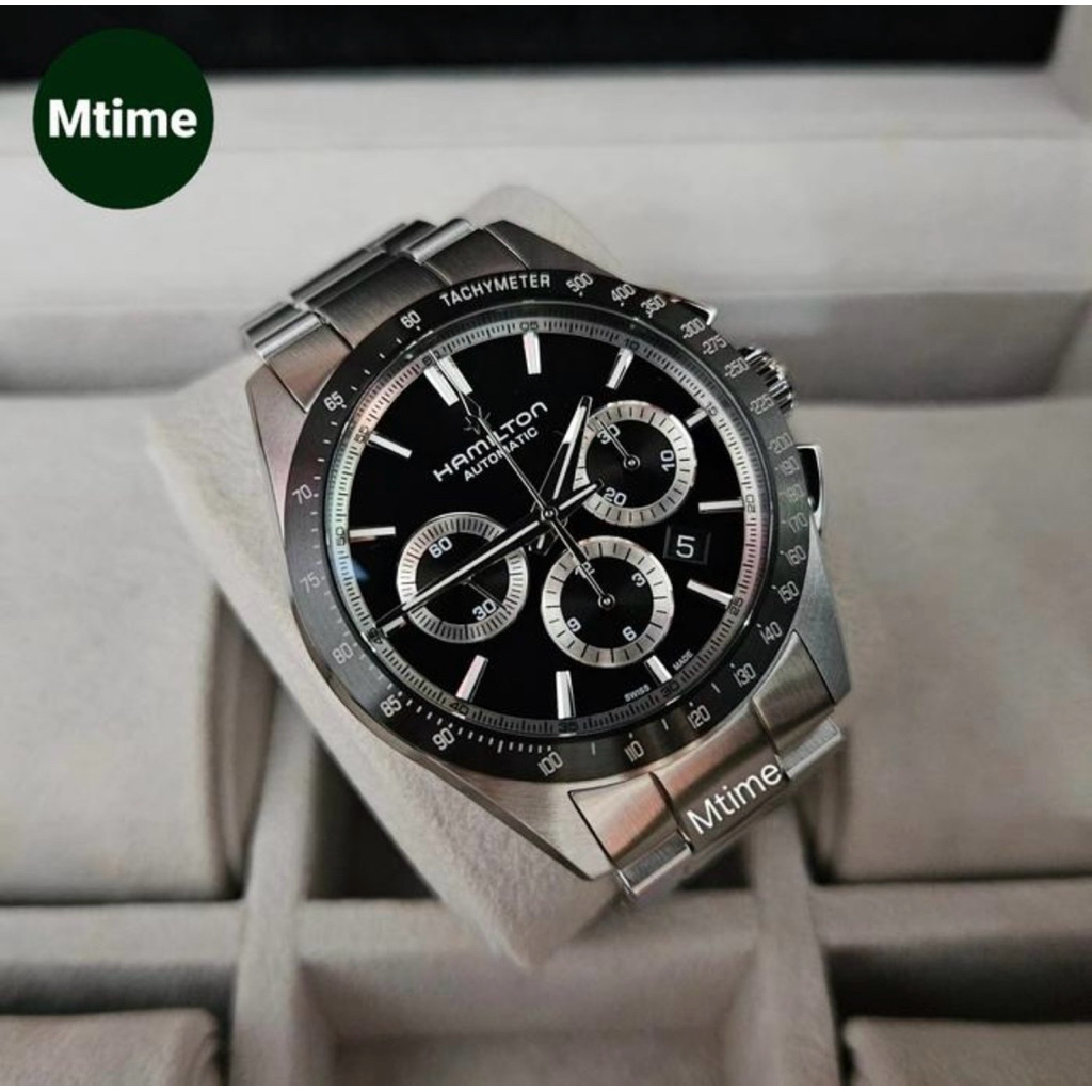 JAM TANGAN HAMILTON JAZZMASTER PERFORMER AUTOMATIC CHRONO ORIGINAL